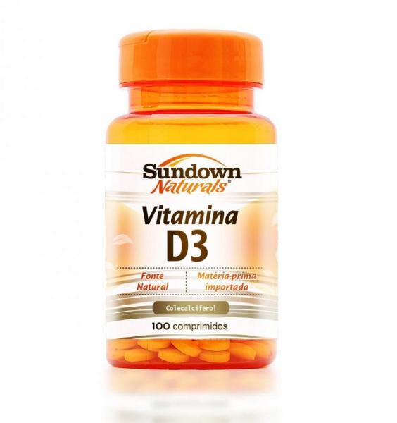 Vitamina D3 Sundown 100 Comprimidos - Sundown Naturals Vitaminas