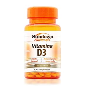 Vitamina D3 Sundown Naturals - 100 Comprimidos