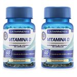 Vitamina D - 2 Un de 60 Cápsulas - Catarinense