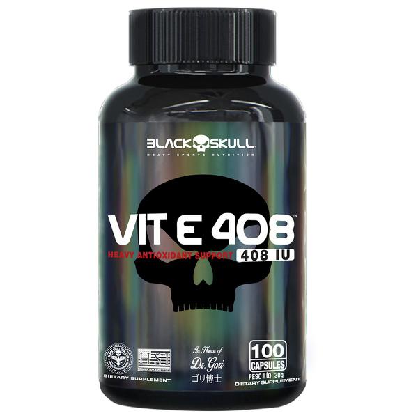 Vitamina e - 100 Caps - Black Skull