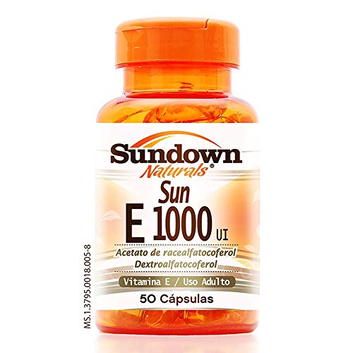 Vitamina e 1000UI - 50 Cápsulas, Sundown Naturals, Sundown Naturals
