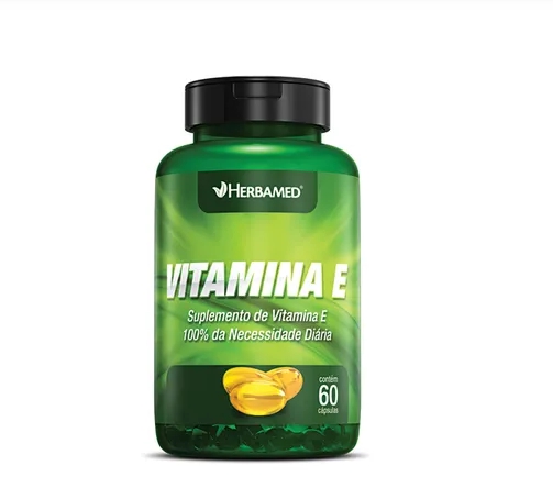 Vitamina e 10mg - 60 Cápsulas - Herbamed