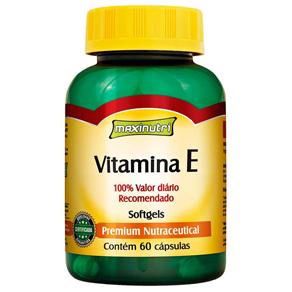 Vitamina e 10mg Maxinutri - 60 Cápsulas
