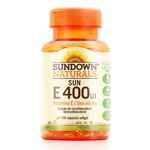 Vitamina e 400 Iu com 100 Cápsulas Sundown Naturals