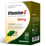 Vitamina E 400mg 60 cápsulas Maxinutri