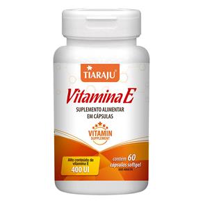 Vitamina e (400UI) - Tiarajú - 60 CÁPSULAS