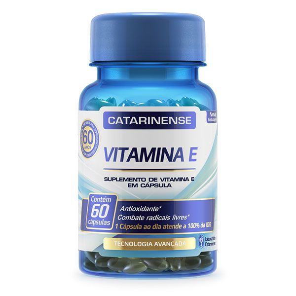 Vitamina e - 60 Cápsulas - Catarinense - Laboratório Catarinense