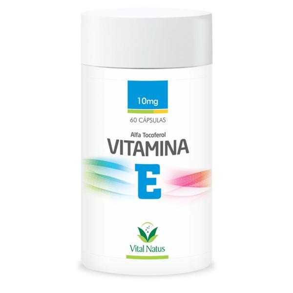 Vitamina e (Alfa Tocoferol) (10mg) 60 Cápsulas - Vital Natus