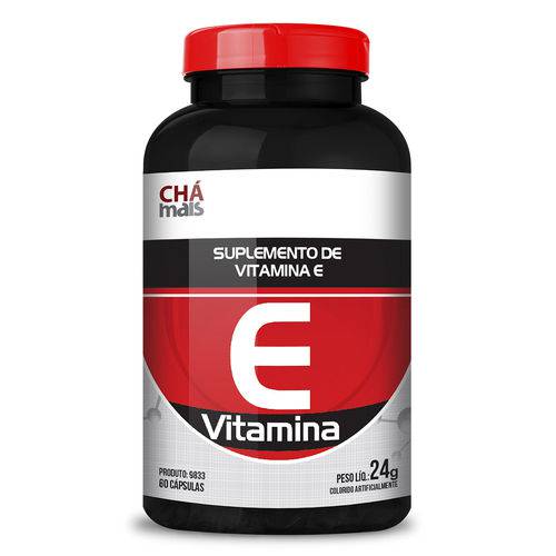 Vitamina e em Cápsulas - CháMais - 60 Caps