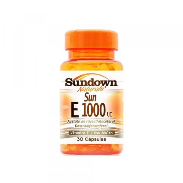 Vitamina e Sun E-1000ui 30 Cápsulas - Sundown Naturals
