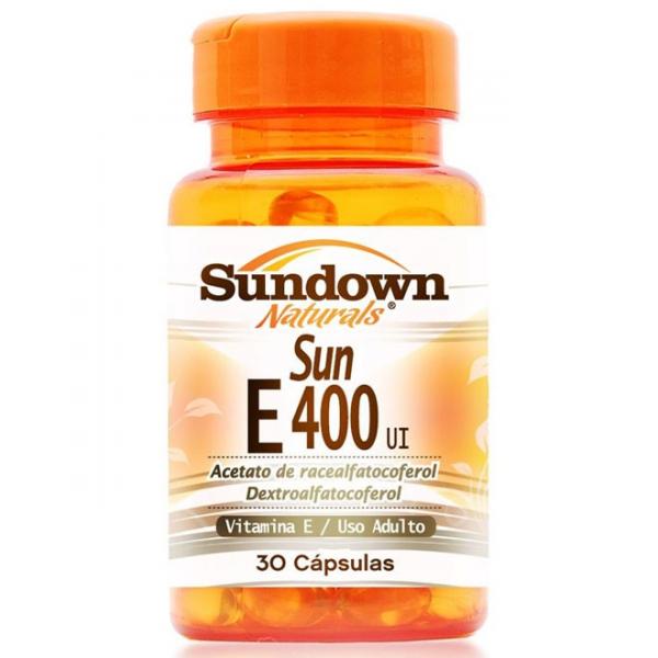 Vitamina e - Sun e 400ui 30 Caps - Sundown Naturals