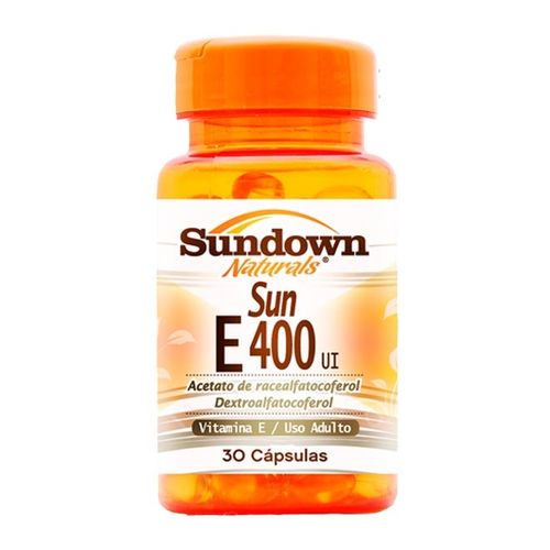 Vitamina e - Sun e 400ui 30 Caps - Sundown Naturals