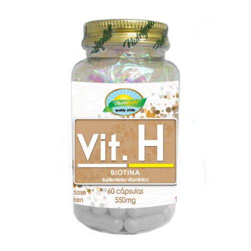 Vitamina H (biotina) - 60 Cápsulas 550mg