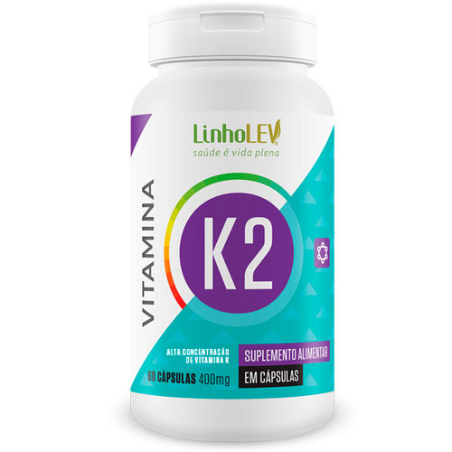 Vitamina K2 100mcg 60 Cápsulas - MK7 Menaquinona