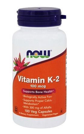 Vitamina K-2 100mcg - Now