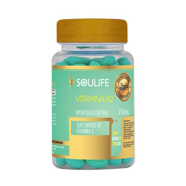 Vitamina K2 250mg - 60 Cáps - Soulife