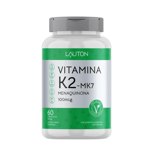 Vitamina K2 (MK-7) - 100mcg - 60 Cápsulas - Clinical Series Lauton Nutrition Lançamento