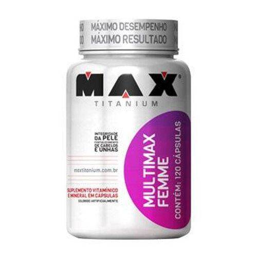 Vitamina Multimax Femme 120 Caps - Max Titanium