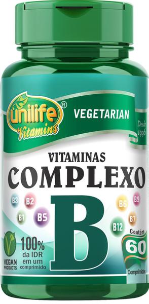 Vitaminas do Complexo B 60 Comprimidos Unilife Vitamins