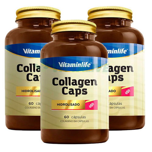 Vitaminlife Kit 3x Collagen Caps 60 Caps