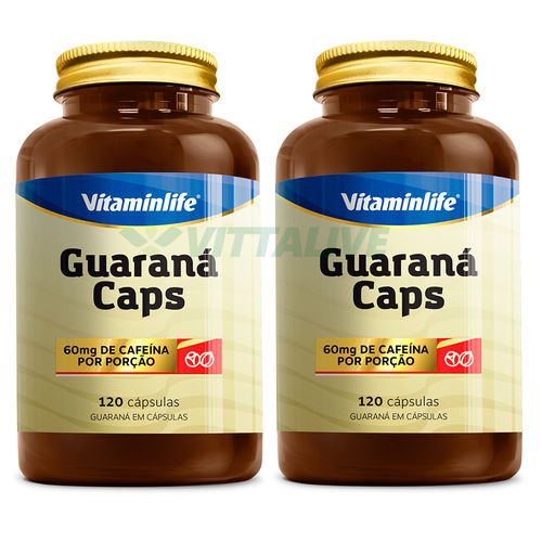Vitaminlife Kit 2x Guarana Caps 120 Caps