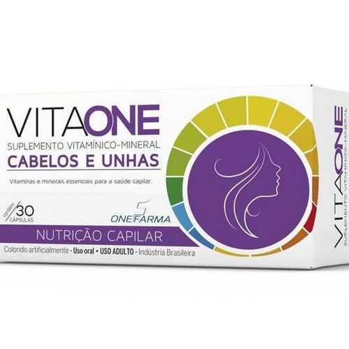Vitaone Suplemento Vitamínico Cabelos E Unhas Com 30 Capsulas - Cimed