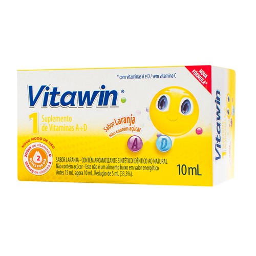 Vitawin 1 Gotas Sabor Laranja 10ml