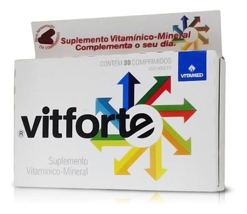 Vitforte 30cps - Vitamed- Suplemento Vitamínico de Alta Performance