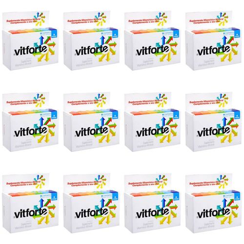 Vitforte Suplemento Vitamínico C/60 (kit C/12)