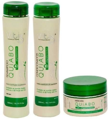 Vitiss Quiabo Shampoo + Condicionador 300ml + Máscara 250g