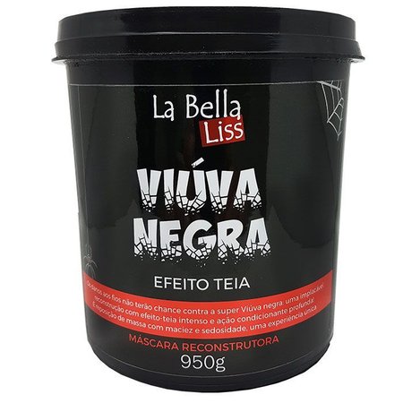 Viúva Negra La Bella Liss Máscara Reconstrutora Efeito Teia 950g