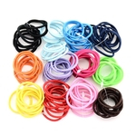 120 Pieces misturar cores 12 cores alta Elastic cabelo gravata Banda hairbands Rope Headband