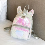 Meninas Moda Lantejoula bonito Backpack Travel Bag