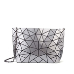 Viva Modelo mais recente Presente Mulheres Geometric Rhombic PU Folding Bag Bag Makeup 5X8 portátil