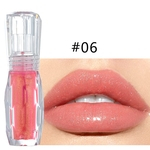 Natural Mint 3D Geléia de cristal Cor Hidratante Lip Gloss Líquido batom claro Lip Gloss