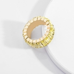 Viva Modelo mais recente Presente Nova liga anel de diamante cor de jóias personalidade da moda elegante anel geométrica jóias acessórios
