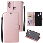 Para Huawei HONRA 8C-Flip Phone Case protetor de couro com 3 Card Posição Buckle projeto da tampa do telefone