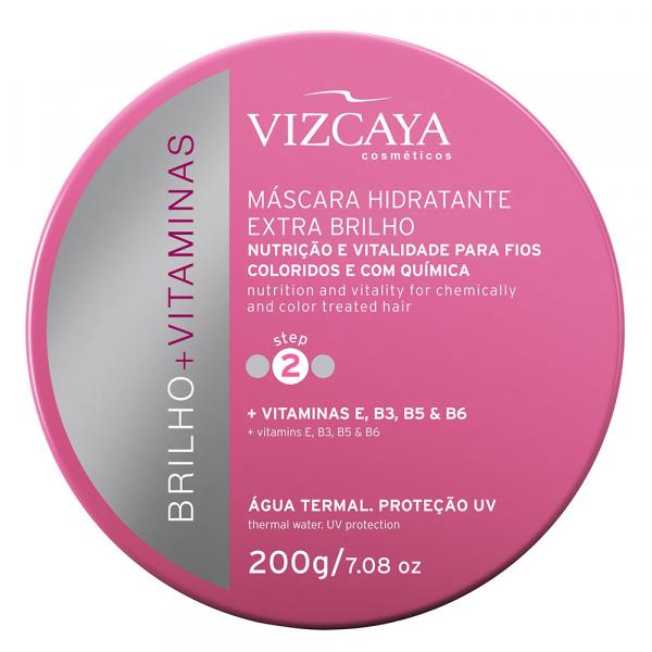 Vizcaya Brilho + Vitaminas Extra Brilho - Máscara Hidratante