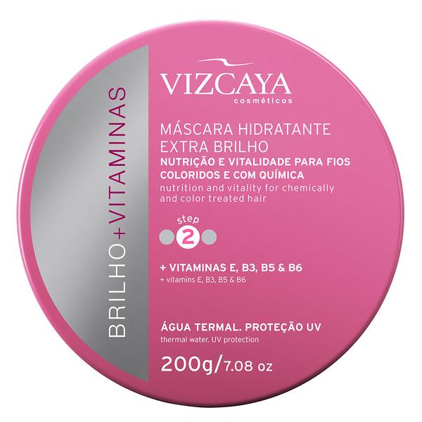 Vizcaya Brilho + Vitaminas Extra Brilho - Máscara Hidratante