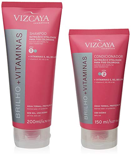 Vizcaya Kit Brilho + Vitaminas Shampoo + Condicionador