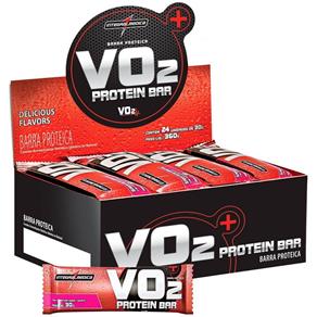 Vo2 Protein Bar 24 Unidades - Morango