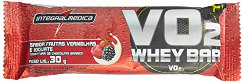 Vo2 Whey Bar Frutas Vermelhas, Integralmedica, 1 Barra de 30g