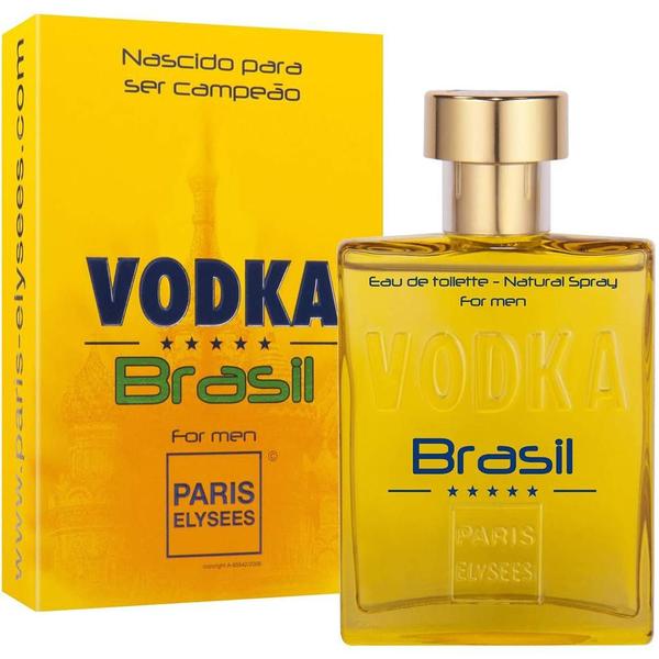 Vodka Brasil Amarelo For Men Paris Elysses Edt 100ml - Paris Elysees