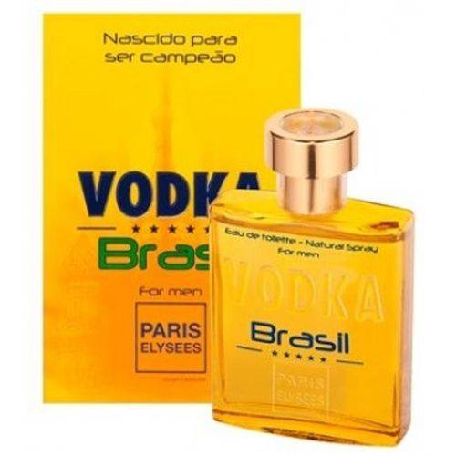 Vodka Brasil Amarelo - Paris Elysses - Masculino - 100 Ml