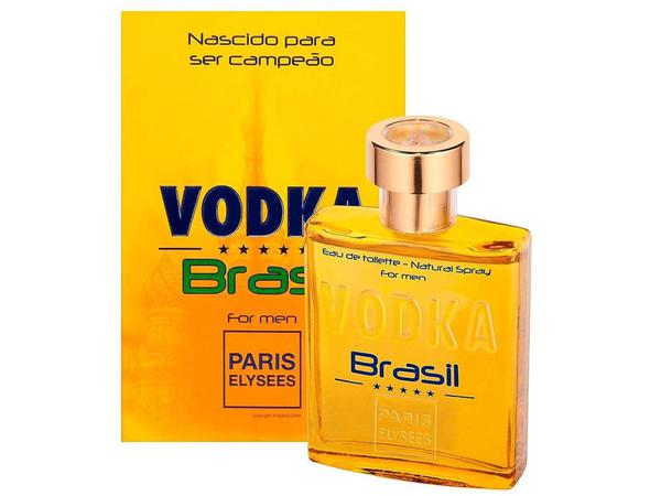 Vodka Brasil Yellow 100ml Perfume Masculino - Paris Elysees