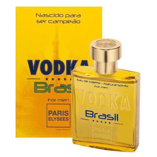 Vodka Brasil Yellow Paris Elysees - Perfume Masculino - 100ml