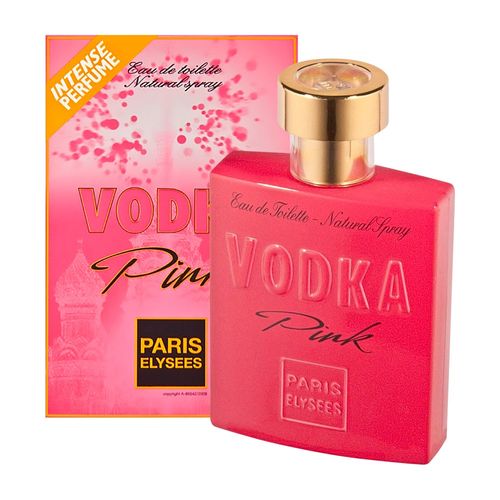 Vodka Pink de Paris Elysees Eau de Toilette Feminino 100 Ml
