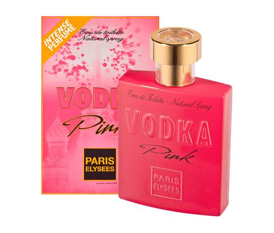Vodka Pink de Paris Elysees Eau de Toilette Feminino 100 Ml