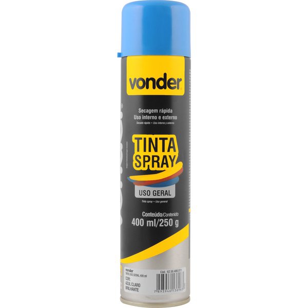 VONDER - Tinta em Spray Azul Claro, com 400 Ml