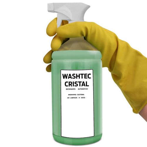 Washtec Cristal - Shampoo Automotivo de Lavagem a Seco - Limpa e Encera - 1 Litro - Henlau